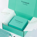 Fashion Customized logo Corrugated Aqua Color Mailer Jewelry Jewellery Box Shipping Jewlery Jewlery Box Packaging