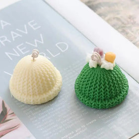 HY Christmas Hat Aromatherapy Plaster Epoxy Resin Mold for DIY Crafts Jewelry Decor Mold