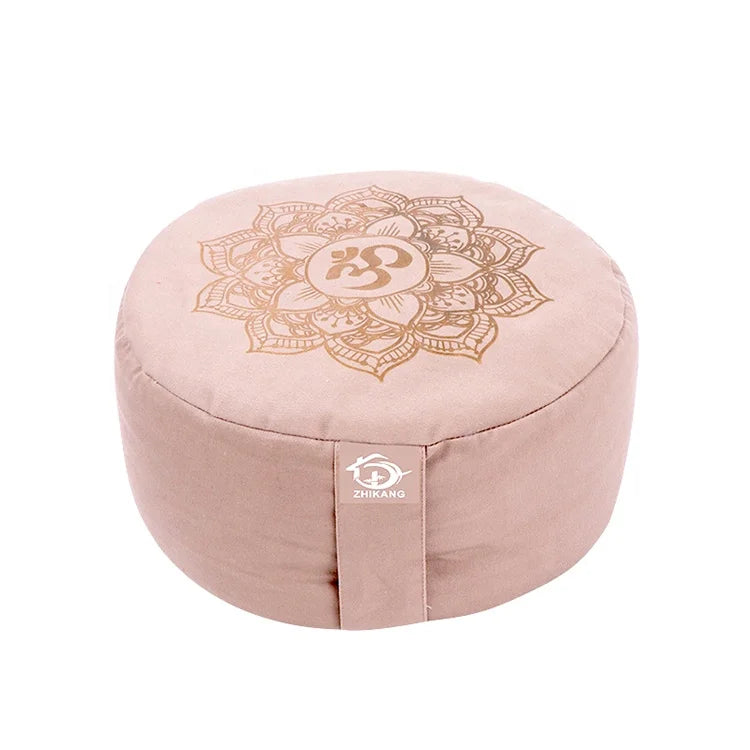 Factory Direct Supply New Style Round Shape Red Zafu Meditation Cushion Floor Pillow for Sitting on Floor