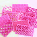 Different Patterns Fondant Embosser Dough Biscuit Lace Flower Cutters Moulds