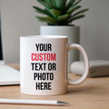 Custom Mug White Sublimation 11 oz Blank Printing Personalized Gift Mug for Birthday Valentine's Day for Clients Employees