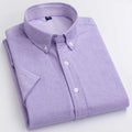 MS-P106 One Piece of New Cotton Men's Anti-wrinkle Comfortable Fit Simple Short Sleeve Shirt