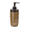 Luxspire Design Resin Lotion Dispenser Transparent Branch Pattern Refillable Shampoo Container Resin Hand Soap Dispenser