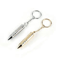 Stainless Steel Unique Shape Blade Sharp Drill Cigar Hole Opener Cutter Cigar Punch Cutter With Key Chain