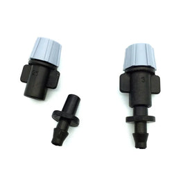 Gray Irrigation Sprinkler With Single Barb for 4/7mm Hose Irrigation Fogger Atomizing Nozzle