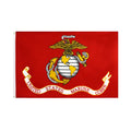 3x5 Foot US Marines Corps Flag Polyester Digital Printed EN-71 Certified with Brass Grommets Stocked Ready to Ship