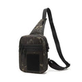 Men's Tactical Nylon Shoulder Messenger Sling Concealed Carry Concealed Carry Holster Pouch Chest Bag