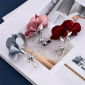 Fashion Brooch for Ladies Diamond-studded Fabric Flower Pin High-end Rose Wedding Brooch