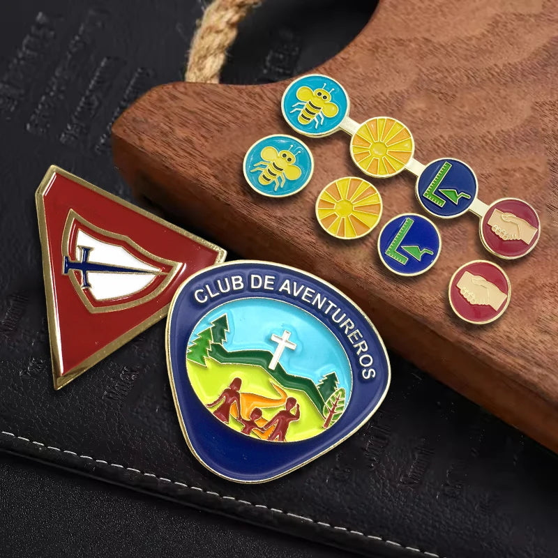 Factory Direct Sell   2024 International Path Finder Boy Scout Caeer  Promesacamporee Badge Pin Lapel Pin