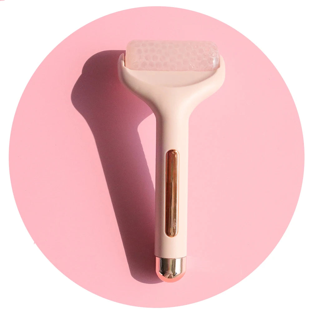 Silicone Pressure Ice Roller for Face and Eye Facial Skin Care Cool for Relief Puffiness Flawless Cooling Ice Roller