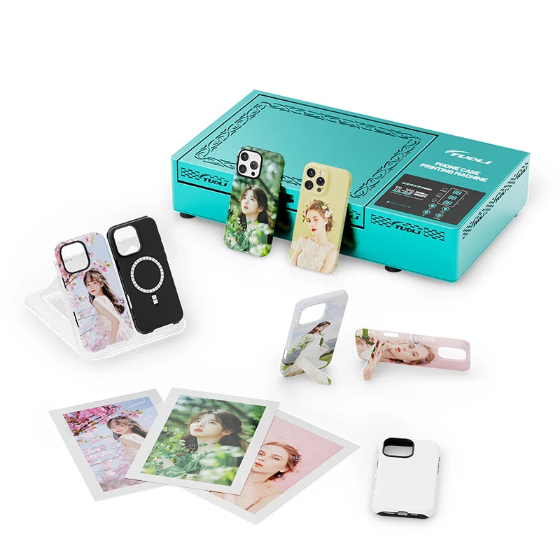 TuoLi Factory Blanks 3D Sublimation Mobile Cover Printing Machine Heat Transfer Custom Unique Cell Phone Case Printer