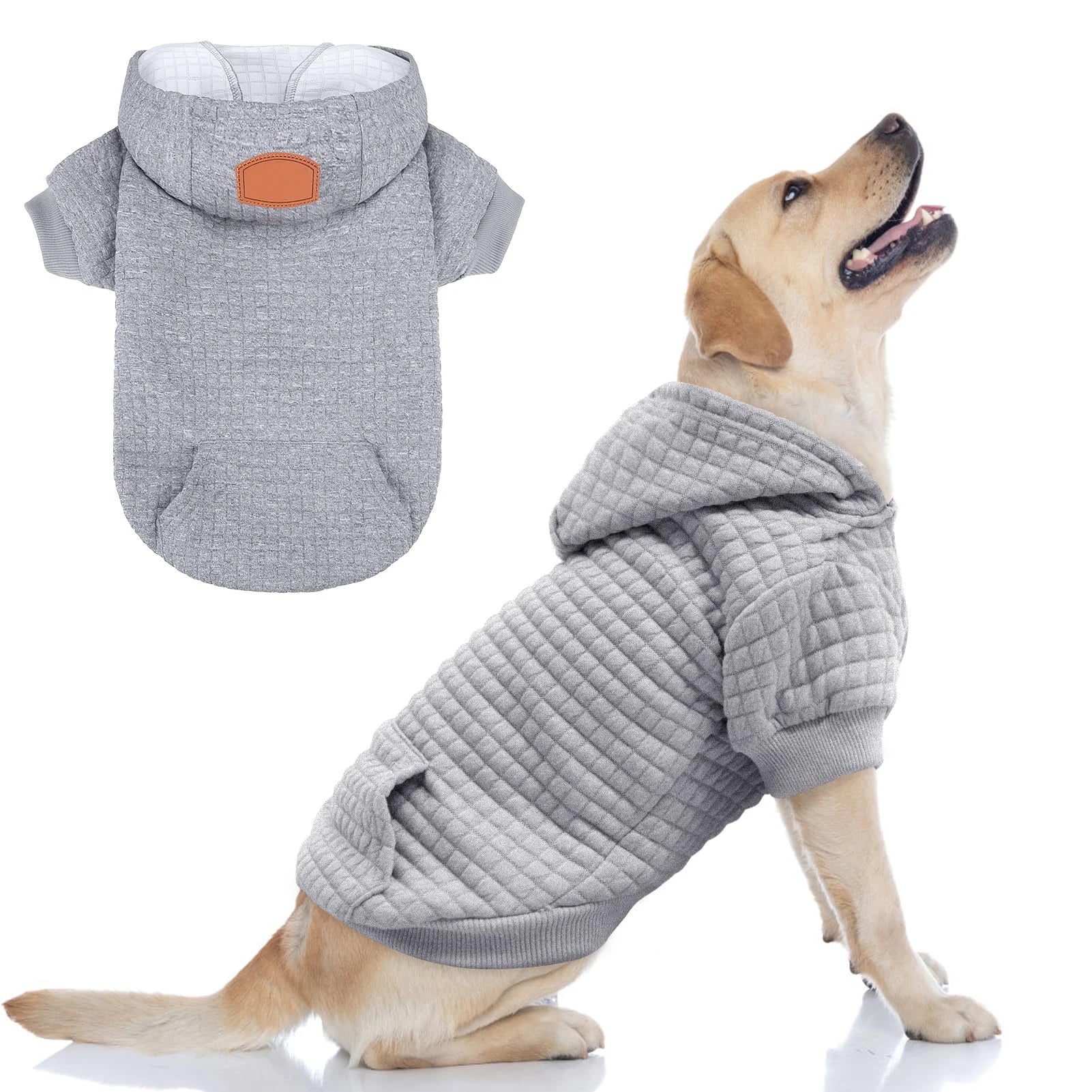 Wholesale Pet Clothes Fashion Popular Dog Winter Jacket Cat Dog Coat Clothes Dog Hoodie Sweater with Pockets