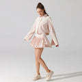 XW-YQ365 New Arrivals Anti Bacteria Breathable Skin Friendly Running Fitness Pleated Yoga Golf Active Wear Women Tennis Skirt