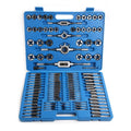 SOLUDE 110pcs Alloy Steel Metric & SAE Tap and Die Set Thread Cutting Tool with Case Metric Hss Tap & Die Set