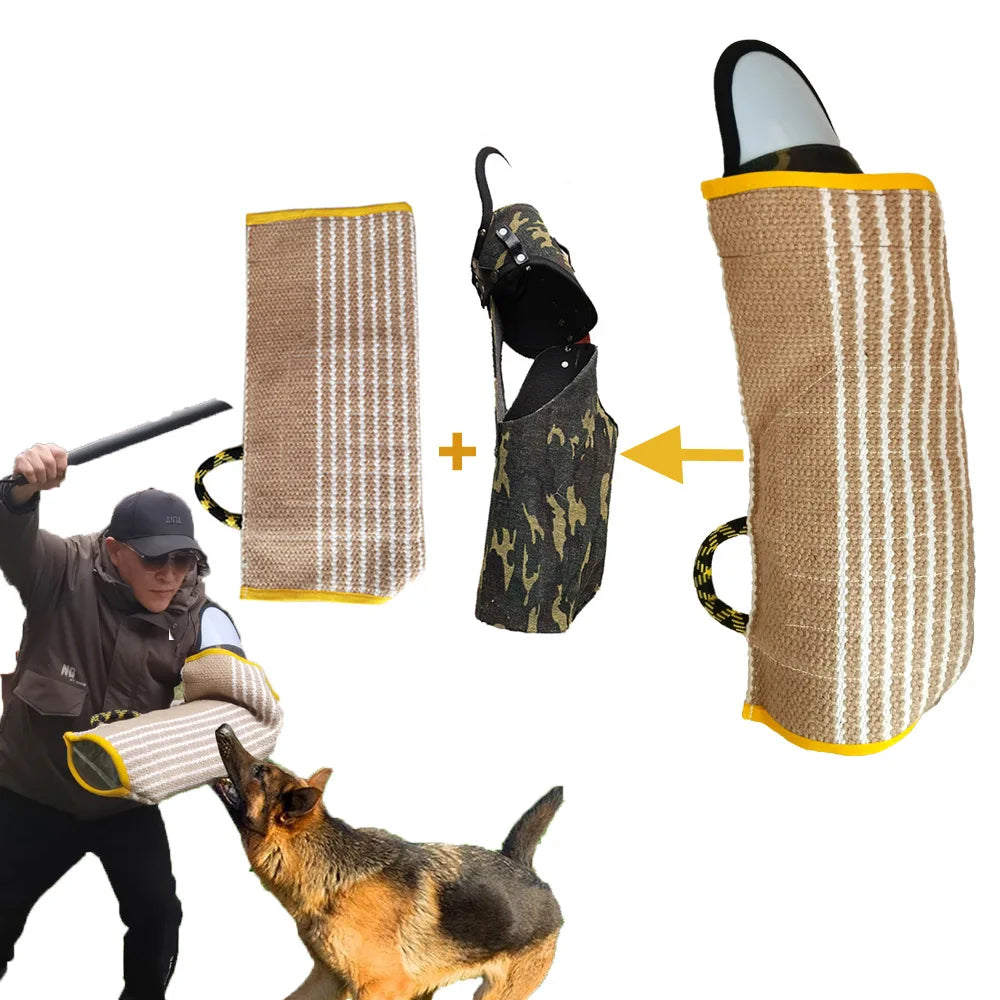 Professional Dog Bite Training Sleeve Full Arm Protective Gear | Heavy Duty Reinforced Material for Large Breeds