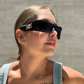 2335 Women Men Black Shades Sun Glasses Square Trendy Luxury Women New Arrivals Sunglasses Brand Custom Logo Small Frames Shades