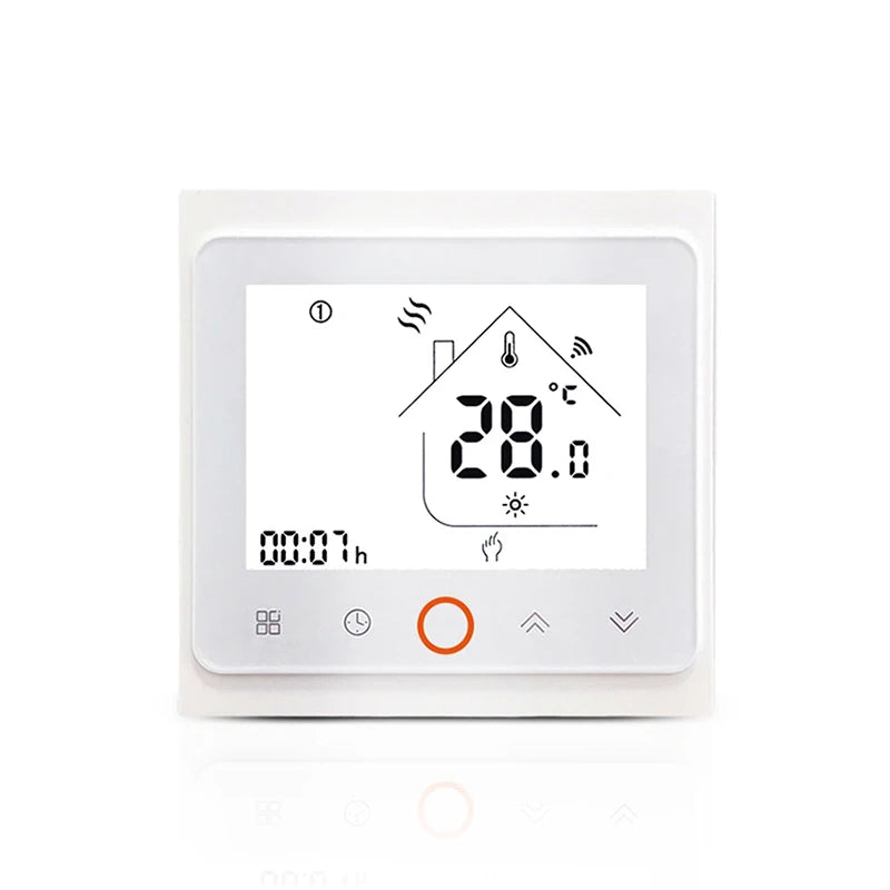 Beca BHT-002 Wifi Controlled Electric Underfloor Water Heating System Gas/ Water Boiler Room Thermostat for Floor Heating Parts