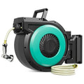 Vertak 24bar Burst Pressure Retractable Wall Mounted Garden Hose Reel Plastic 30m Shower Hose Reel