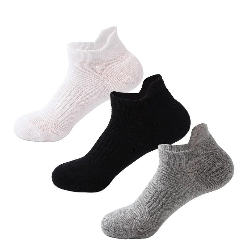 Men's Cotton Ventilating Comfort Fit Performance No-Show Socks Sports Daily Socks