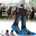Men Women High Knee Long Thickened Towel Bottom Breathable Knight Equipment Professional Equestrian Socks