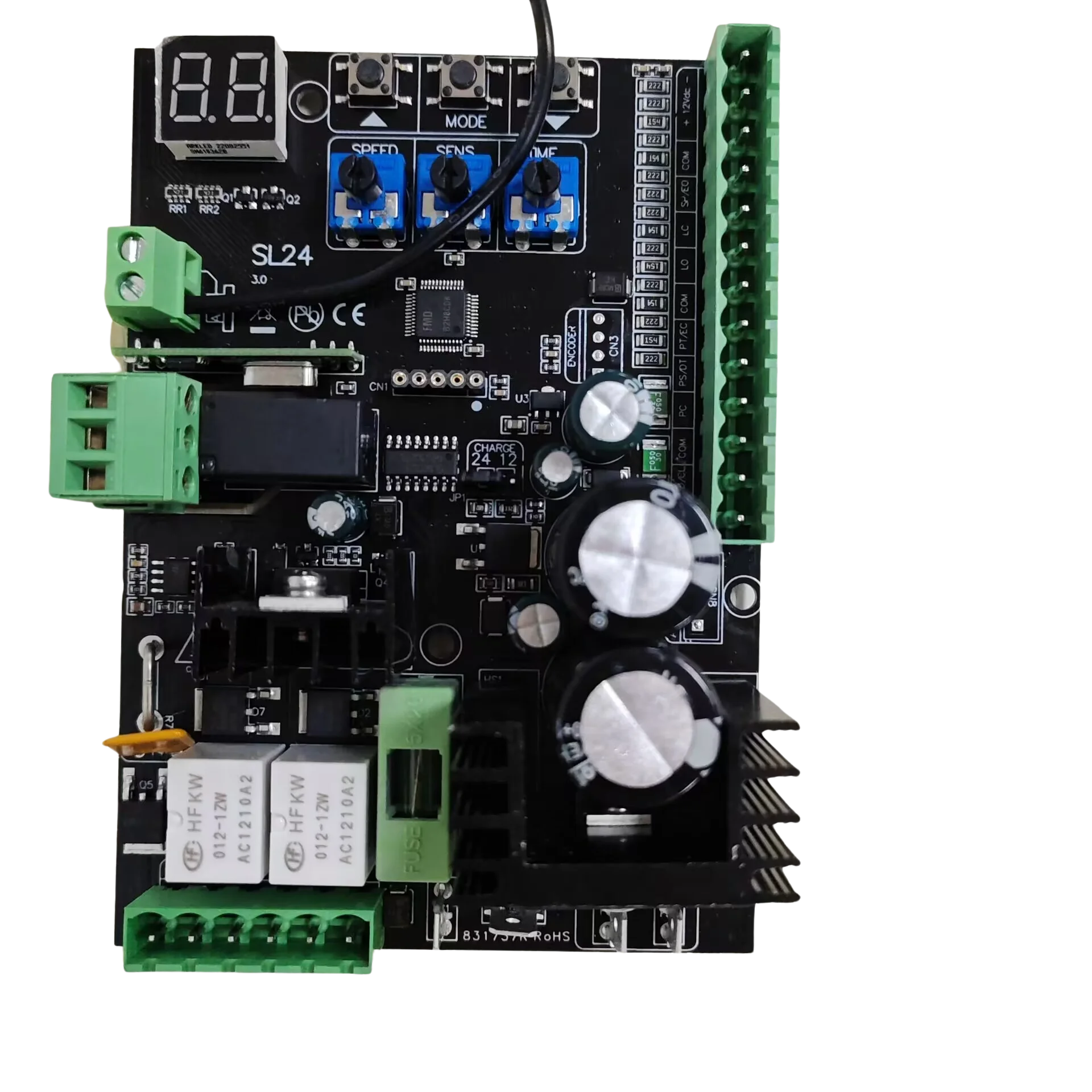 DC12V/24V SL24 Control Board for Sliding Gate Opener DC Motor Universality Pcb Circuit Board Controller Card Plate