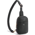 Women's Fashion PU Leather Shoulder Messenger Bag Mobile Phone Crossbody Luggage Pouch for Waist Side Chest for Travel