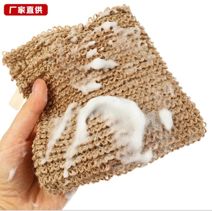 Natural Exfoliating Hemp Bath Wash Cloth