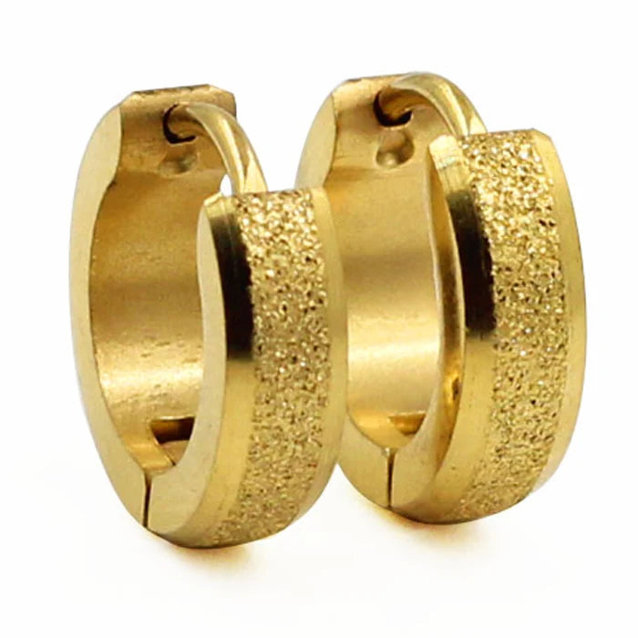Fashion Jewelry 2022 Earrings 18k Gold Plated Stainless Steel Vintage Hoop Earrings for Women
