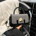 Small PU Leather Flap Bags for Women 2025 Spring Summer New Luxury Panelled Shoulder Crossbody Bag Females Handbags and Purses