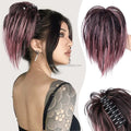 Women's New Style Synthetic Hair Ponytails Lazy Fluffy Messy Wig with Claw Messy Ponytail for Fashion Accessory