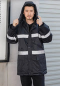 Waterproof Thermal Insulated Work Jacket for Men Outdoor Labor Protection Anti-Freeze - for Crew Sanitation Workwear
