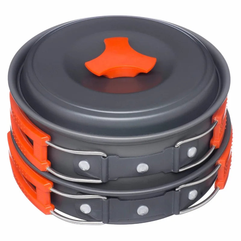 Portable Camping and Backpacking Stove with Frying Pans Essential Cookware Equipment for Outdoor Adventures