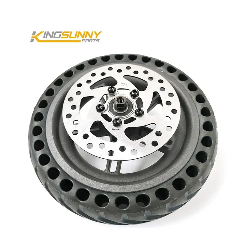 Escooter Rear Wheel With Honeycomb Solid Tire Brake Disc for xiaomi Pro Pro2 Rear Wheel Hub Tire for Electric Scooter MegaBDM