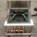 Clean Blue Slow Flame Single Eyes Gas Soup Stove Landing Short Legs Gas Stove