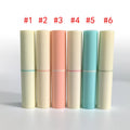 KH038 in Stock Lip Balm Container Cylinder White Lipbalm Tube Private Label Custom Multicolour Tube Cheap Lip Balm Packaging