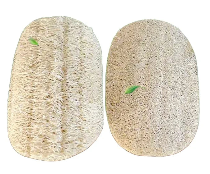Dishwashing Scrub Kitchen Loofah Sponge Scourer No Bleaching Kitchen and Household Dish Sponges Loofah Pad