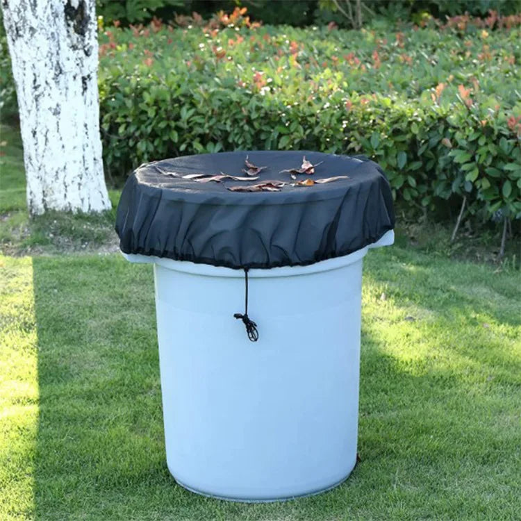 Dia 60CM Rain Barrel Net Cord Rain Barrel Water Barrel Cover Protection Lid New