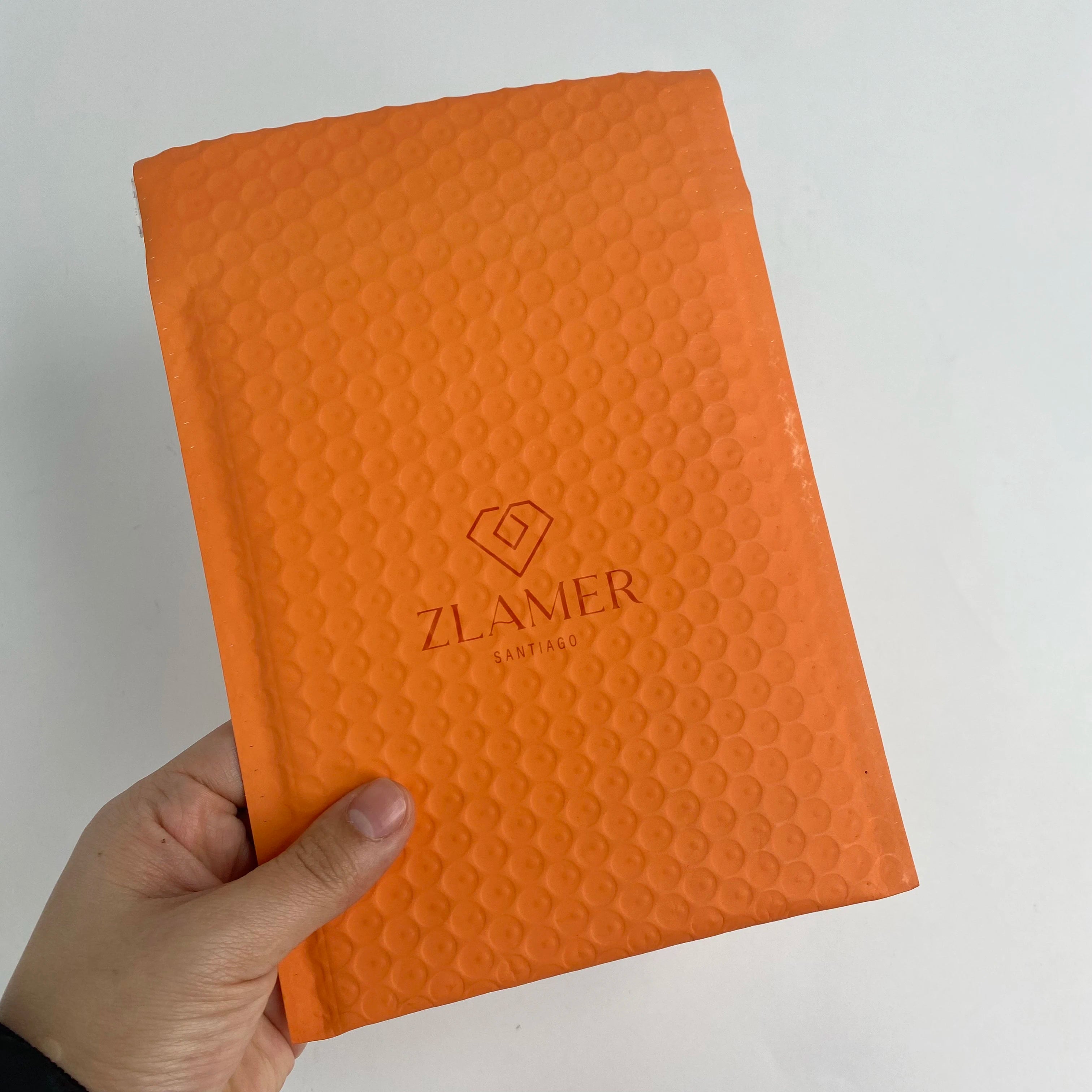 Custom Design Envelopes Padded Bubble Mailing Bags Orange Padded Bubble Mailers