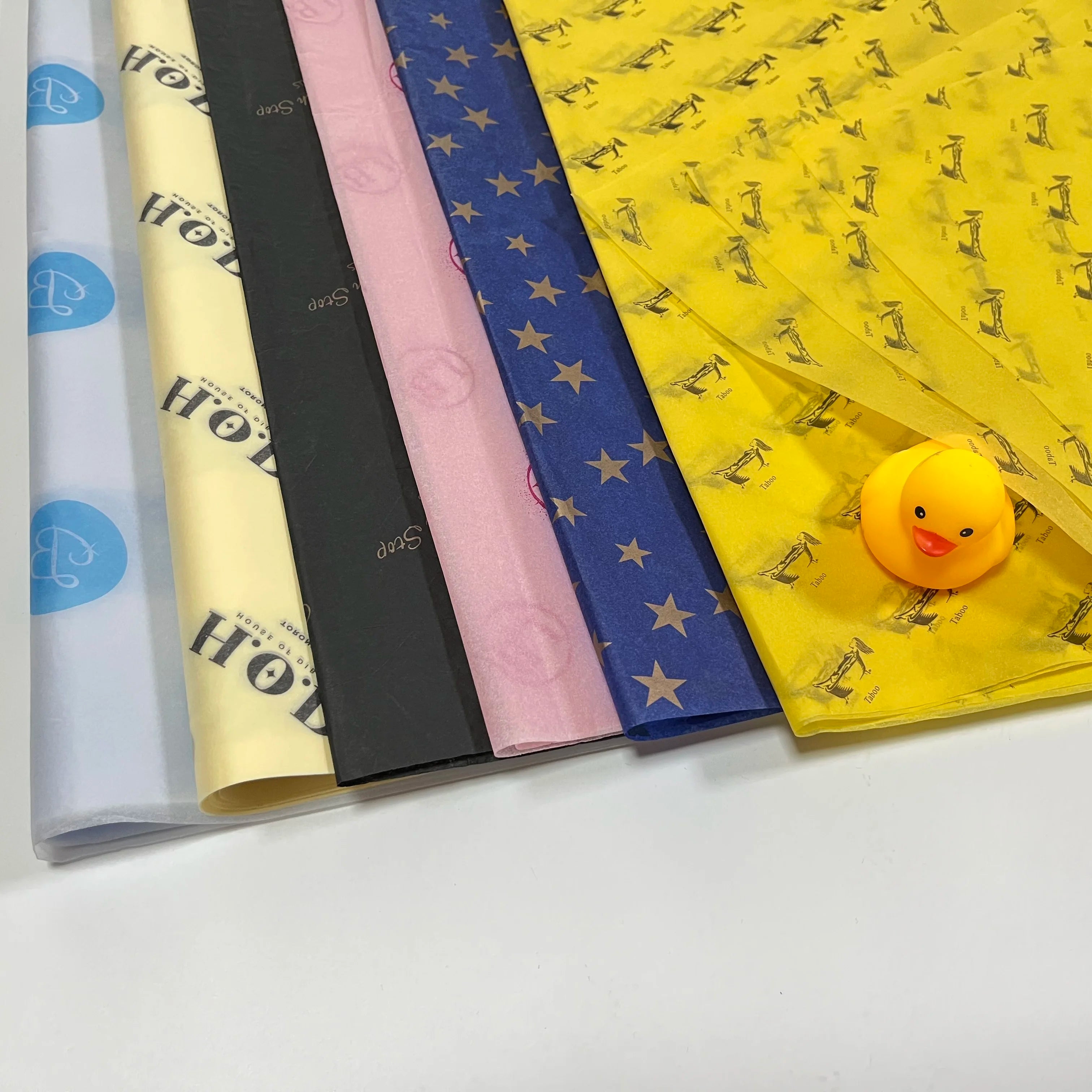 Custom logo Fresh Flower Bouquet Wrapping Paper Silk Tissue Paper for Garment
