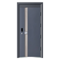 Chinese Entrance Steel Door Exterior Front Double Doors for Houses Security Metal Steel Doors With Smart Lock
