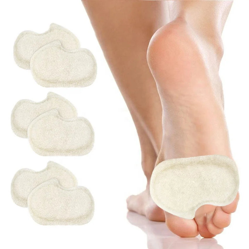 MediFootCare Metatarsal Forefoot Dance Toe Wool Felt Pad Adhesive Felt Dancer Foot Cushion Reduces Pain & Friction