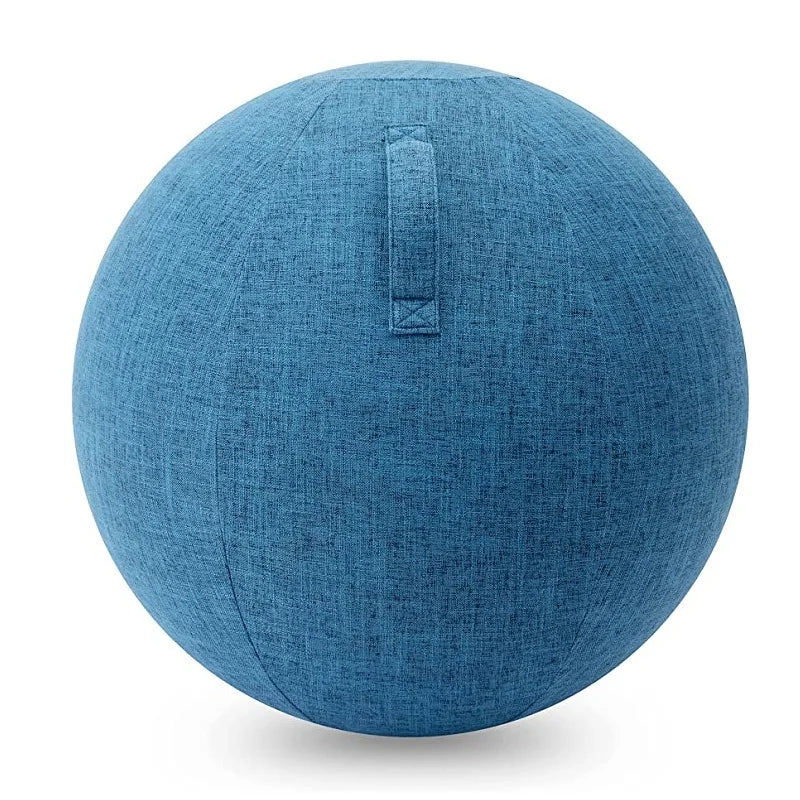 Bellter Yoga Ball Anti-Static Anti-Slip Cotton Linen Cover 65cm for Yoga Exercise