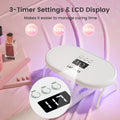 24W Gel Polish UV Nail Light 3 Timer Setting Fast Drying Curing Mini Portable Cure Lamp UV LED Nail Lamp