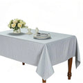 Polyester Linen Looking Tablecloth Solid Waterproof Table Cloth for Home&Restaurant Using