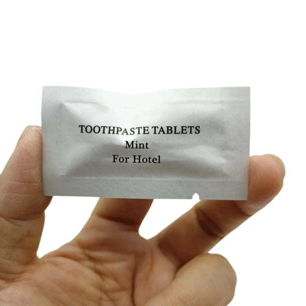 Toothpaste Tablets With Travel Size 2tablets Pack Teeth Cleaning Tablets for Hotel