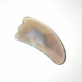 DIY Gem Direct supply customized Claw shape gua sha tools Natural Grey Agate guasha for face full body raw crystals