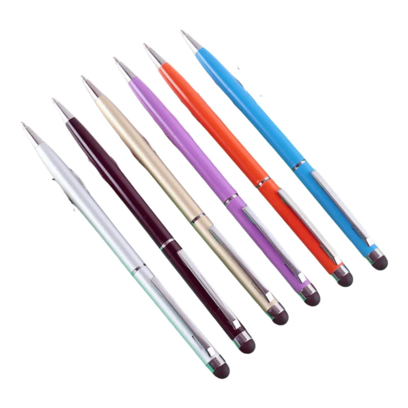Touch Metal Capacitive Pen 1.0mm Writing Width Ballpoint Pen for Mobile Phone Advertising & Handwriting on Touch Screens
