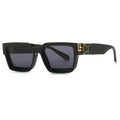 STORY KD86367 Classic Black Square Punk Sunglasses Luxury Brand Designer Retro Shades Millionaire Sun Glasses UV400