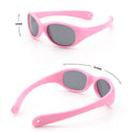 2025 Unisex Child Silicone Sunglasses Polarized TAC Lenses Flexible Straps No Screw White Yellow Red for 0-12 Months Toddler