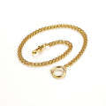 Chain Watch for Man Women Wrist Necklace Bracelet Watch Set Silver Gold Alloy Pocket Watch Chains